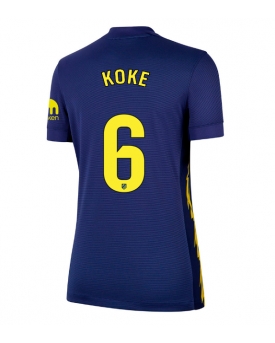 Atletico Madrid Koke #6 Maglia Gara Trasferta Repliche 2025-26 Donna Maniche Corte